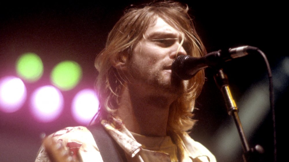 Kurt Cobain in pyjamas 