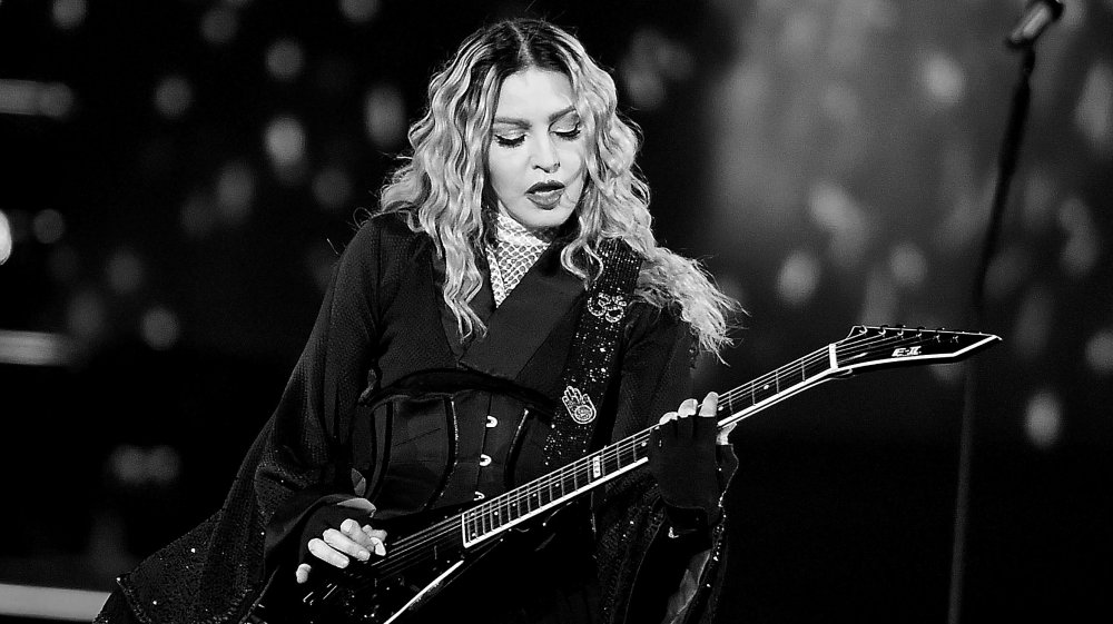 Madonna performs at her Rebel Heart tour in January 2016.