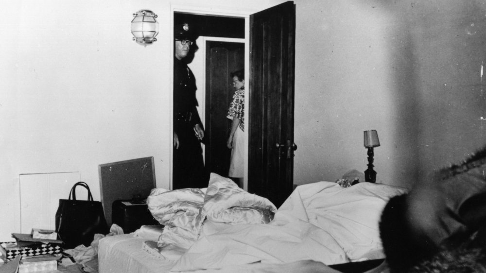 The bedroom where Marilyn Monroe died