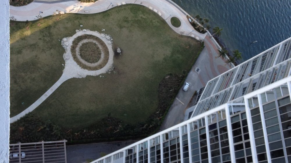 Aerial view of Miami Stone Circle