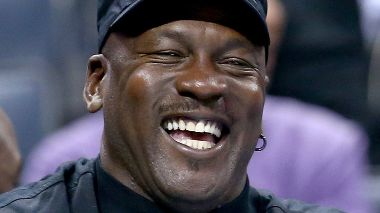 Michael Jordan smiling