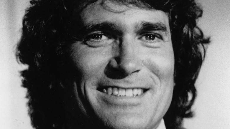 Michael Landon smiling