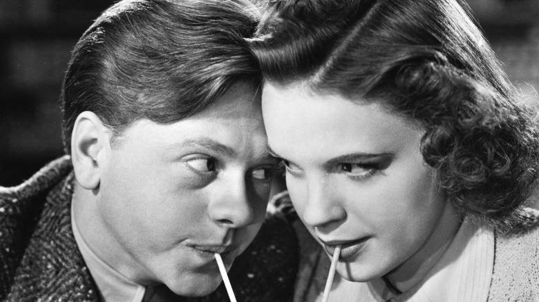 Mickey Rooney and Judy Garland