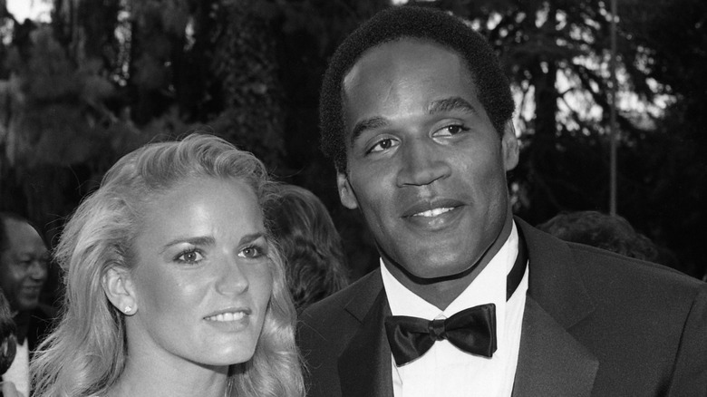 Nicole Brown and O.J. Simpson 