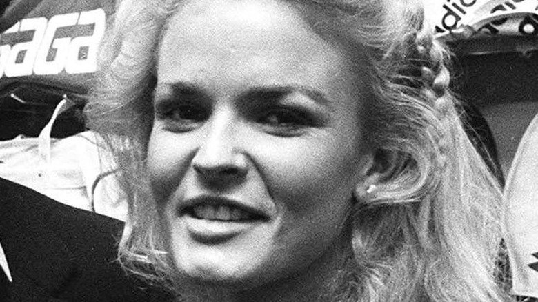 Nicole Brown Simpson smiling