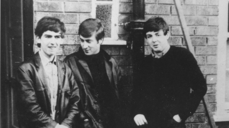 George Harrison John Lennon and Paul McCartney in 1960