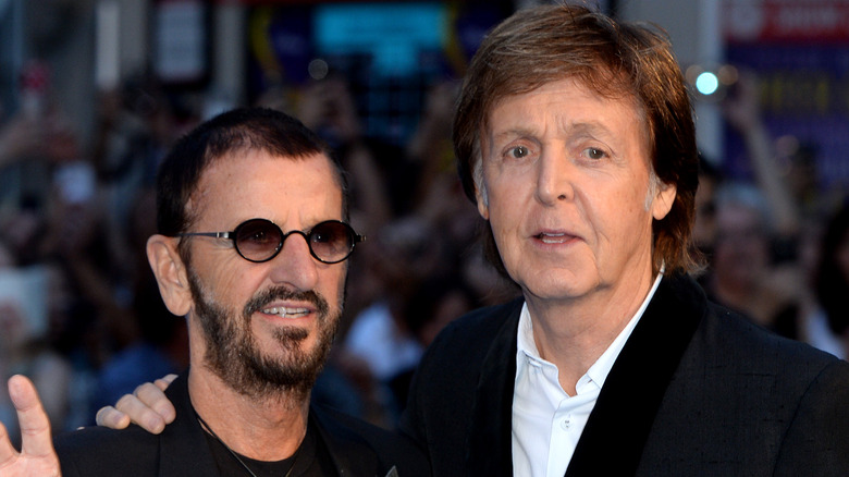 Ringo Starr and Paul McCartney