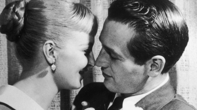 Joanne Woodward, Paul Newman, wedding photo