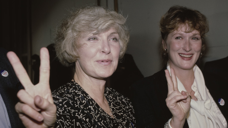 Joanne Woodward and Meryl Streep
