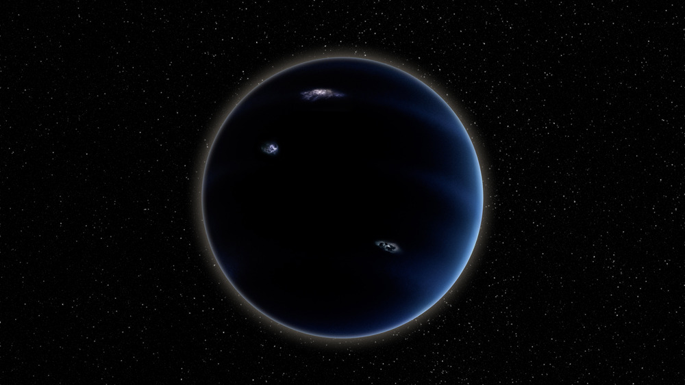 rendering of hypothetical Planet Nine