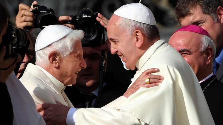 popes francis and benedict