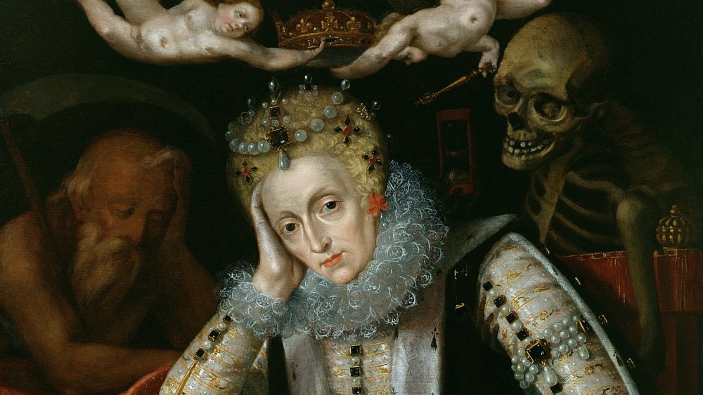 Allegorical Portrait of Elizabeth I with Old Father Time, 1610