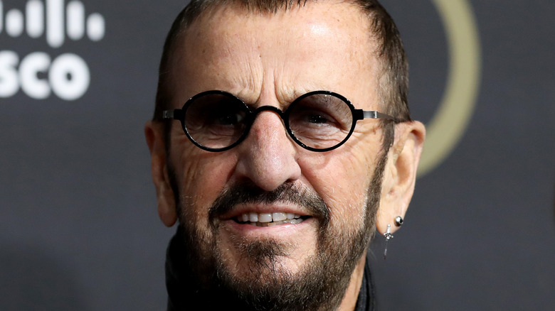 Ringo Starr posing at event