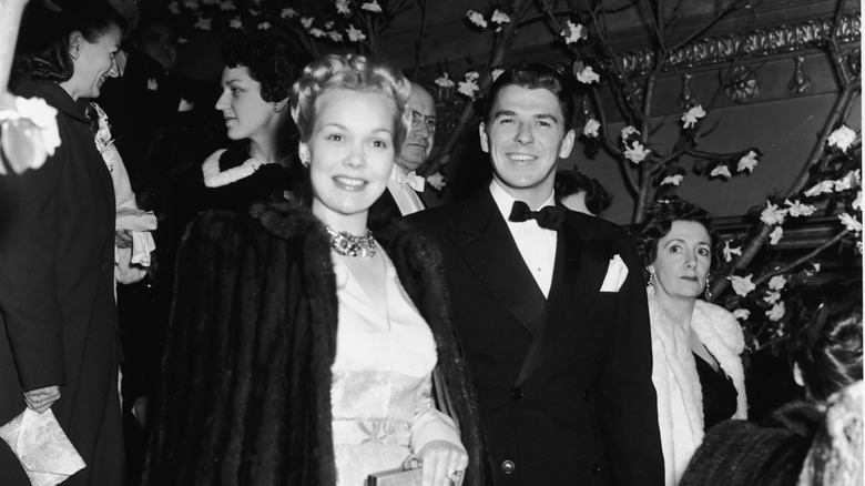 Ronald Reagan and Jane Wyman