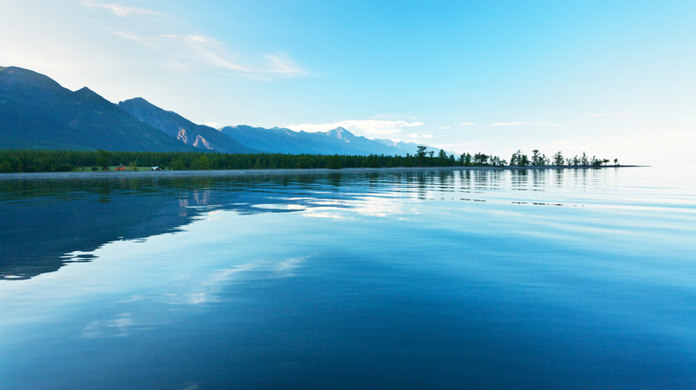 Lake Baikal in the summer