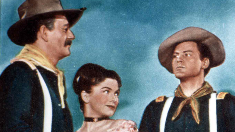 John Wayne, Joanne Dru, John Agar