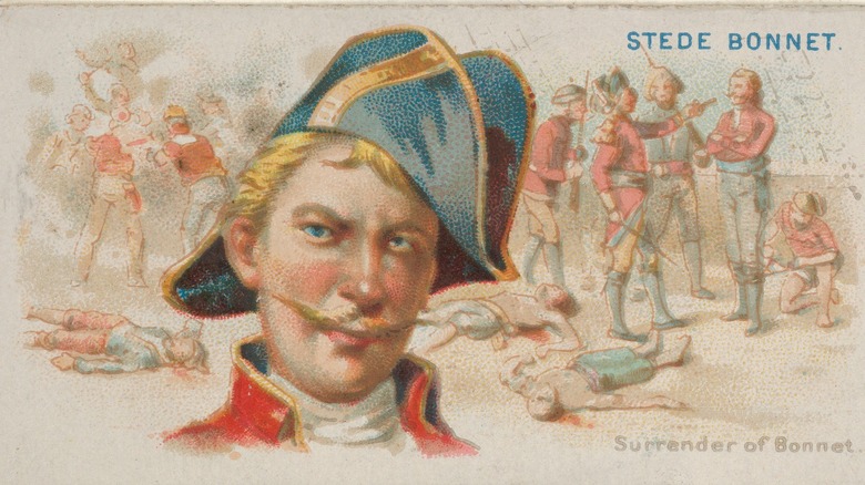 stede bonnet cigarette card