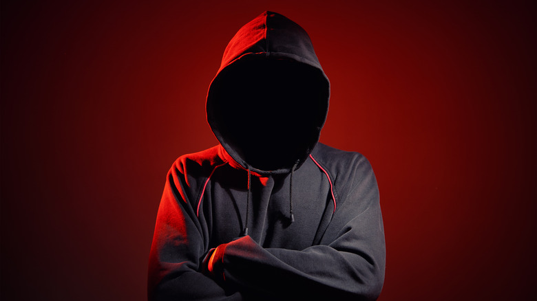 man wearing hood