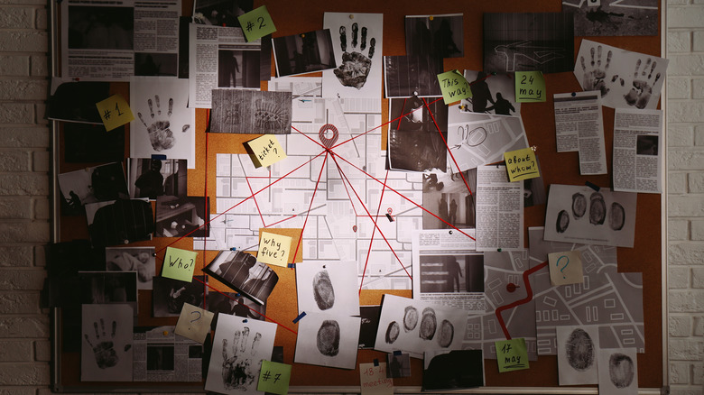 Crime scene board 