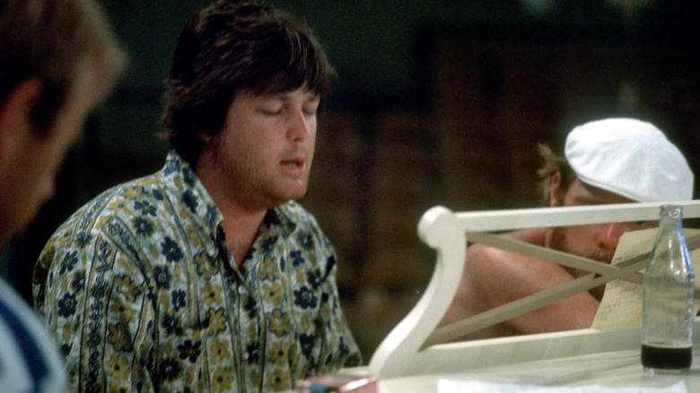 Brian Wilson playing piano