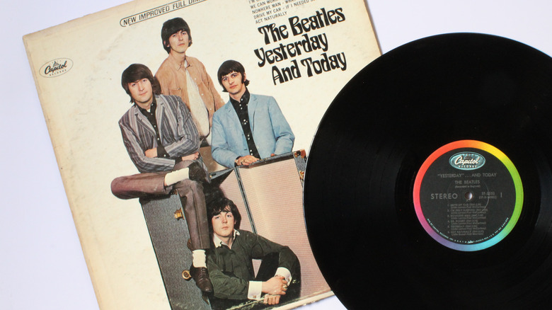 The Beatles yesterday and today art