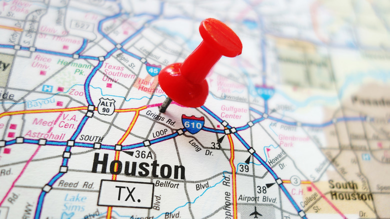 Houston map 