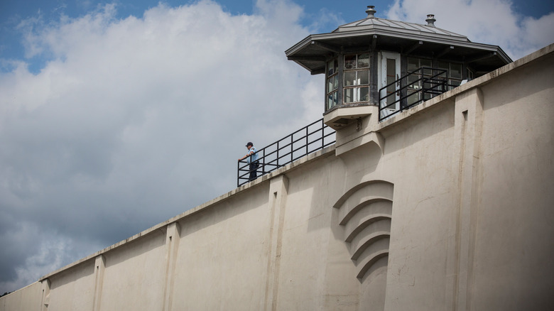 Outer wall of Clinton Correctional Facility