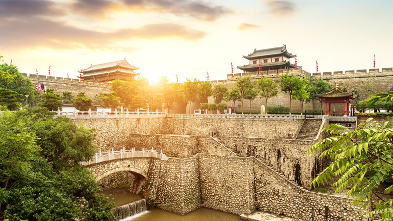 views of the Xi'an wall