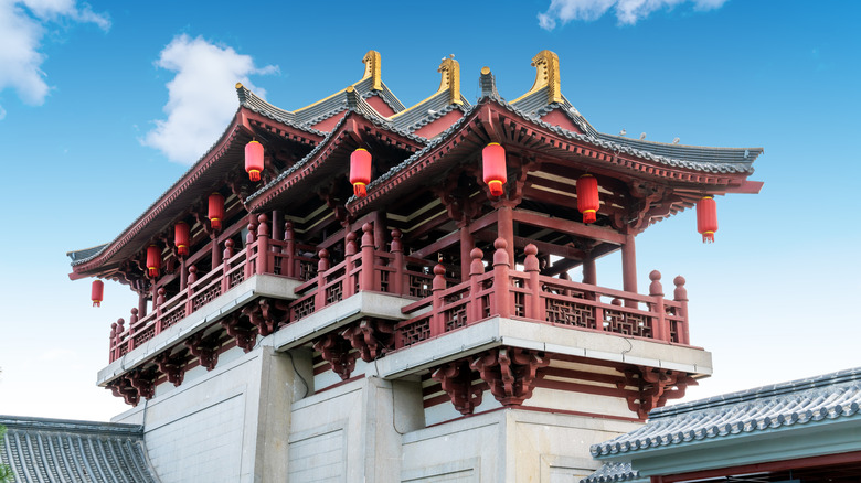 classical architecture in Shaanxi