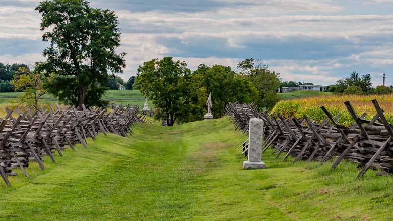 Sunken Road site at modern Antietam
