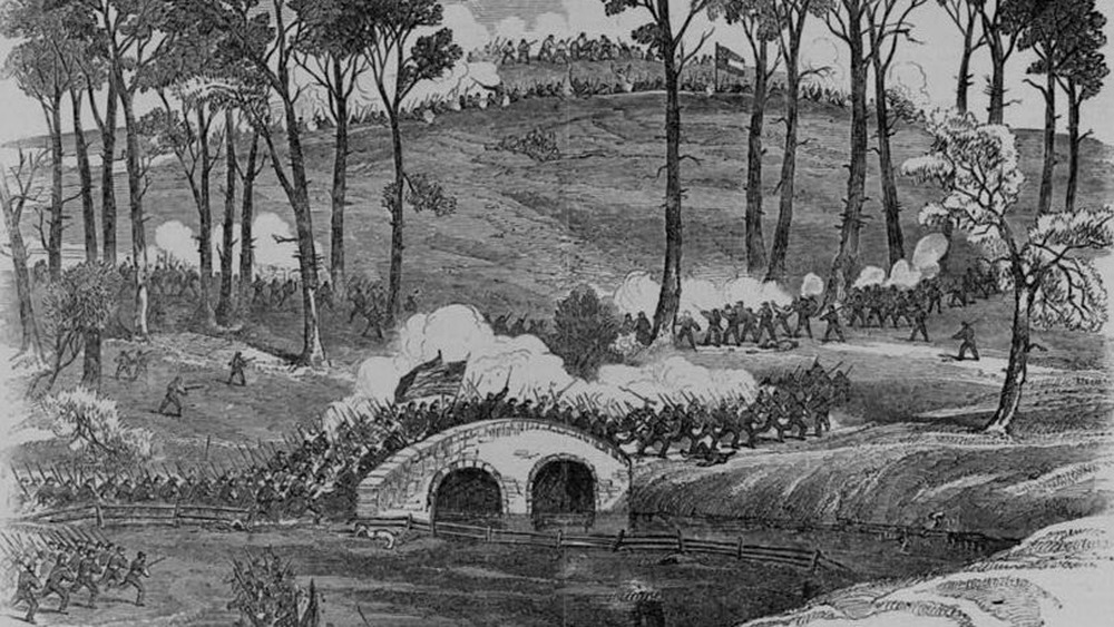 fighting at antietam creek