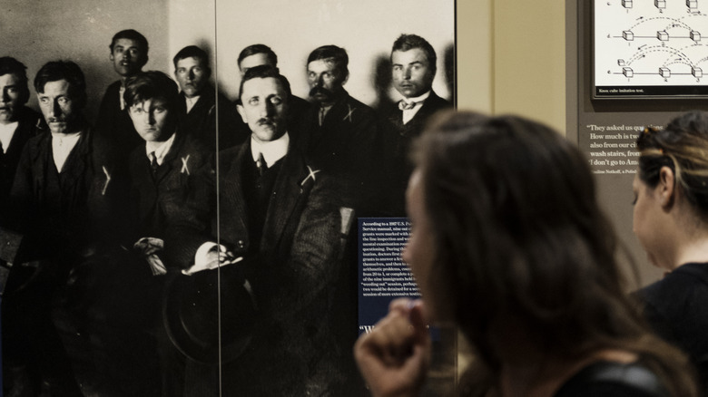 touring the ellis island museum