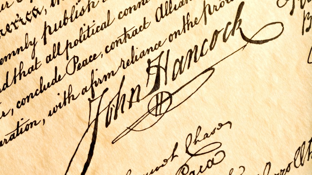 John Hancock signature