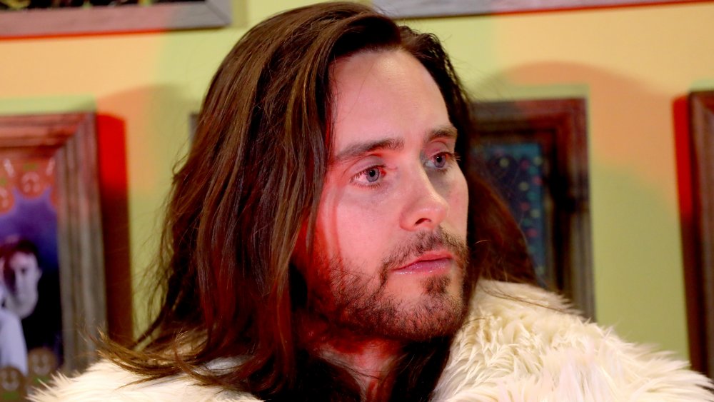 A close-up shot of Jared Leto from 30 seconds to Mars