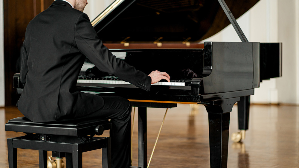 Piano and player