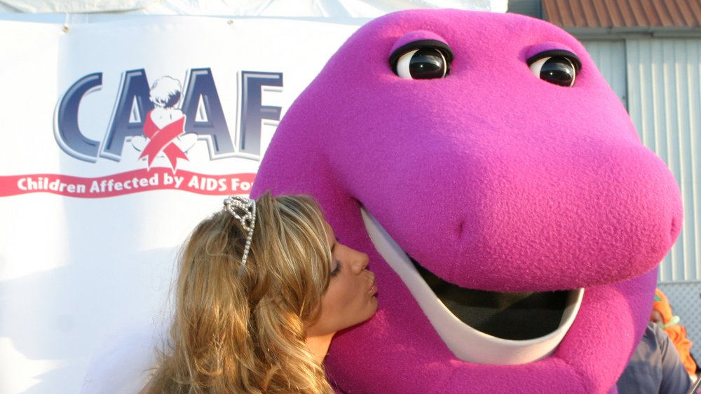 Barney at a fundraiser event in 2004 in Santa Monica