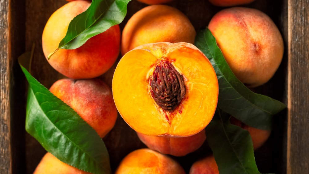 The stone fruit known as the peach