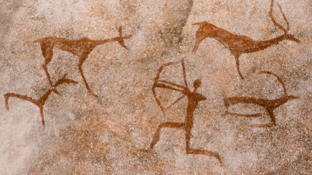 Ancient cave painting