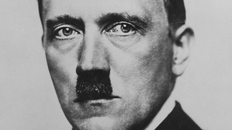 adolf hitler looking at the camera