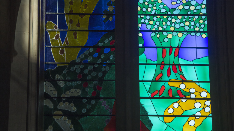 The Queen's Window in Westminster Abbey