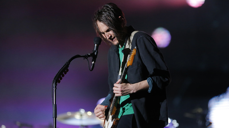 John Frusciante playing guitar