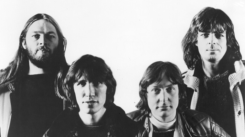 Pink Floyd posing