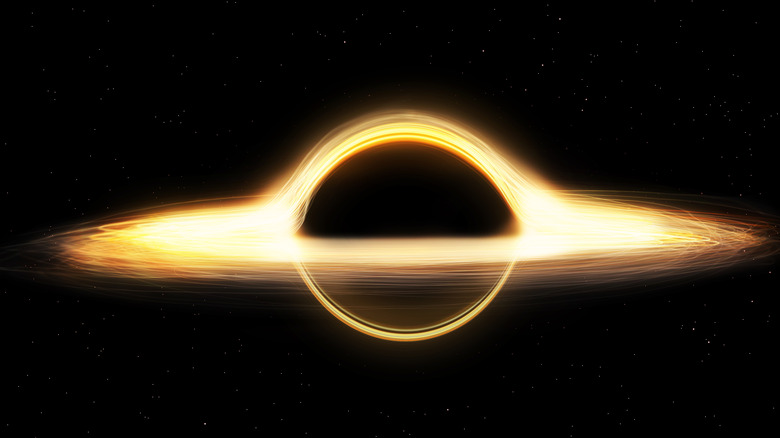 render of a Black Hole