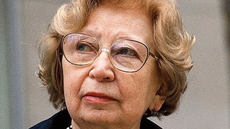 Miep Gies contemplative