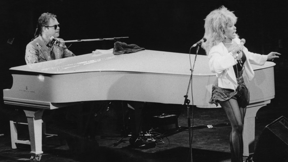 Elton John and Tina Turner piano