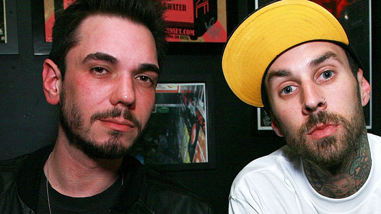 DJ AM and Travis Barker