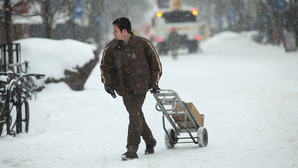 UPS delivery in winter