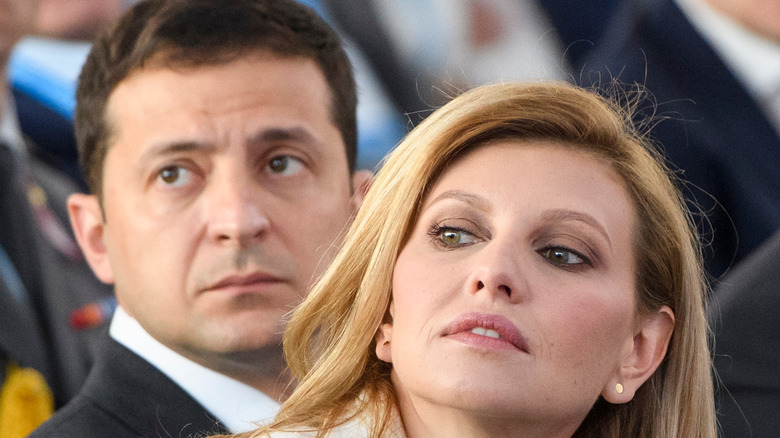 Volodymyr and Olena Zelensky