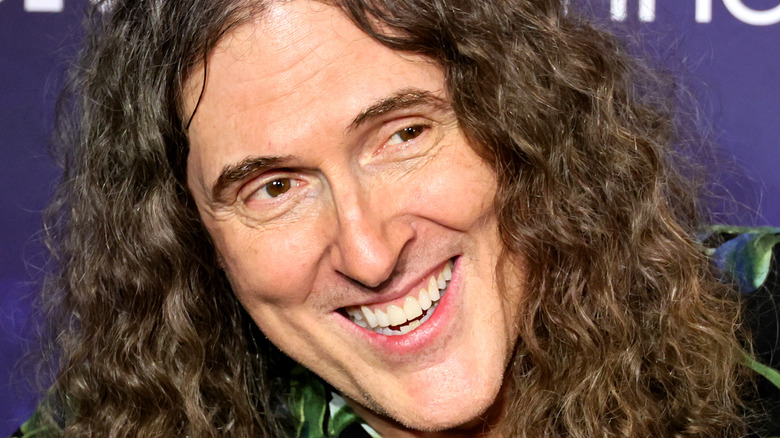 Weird Al Yankovic smiling