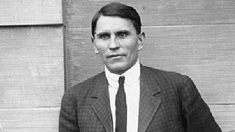 Henry Starr wearing tie